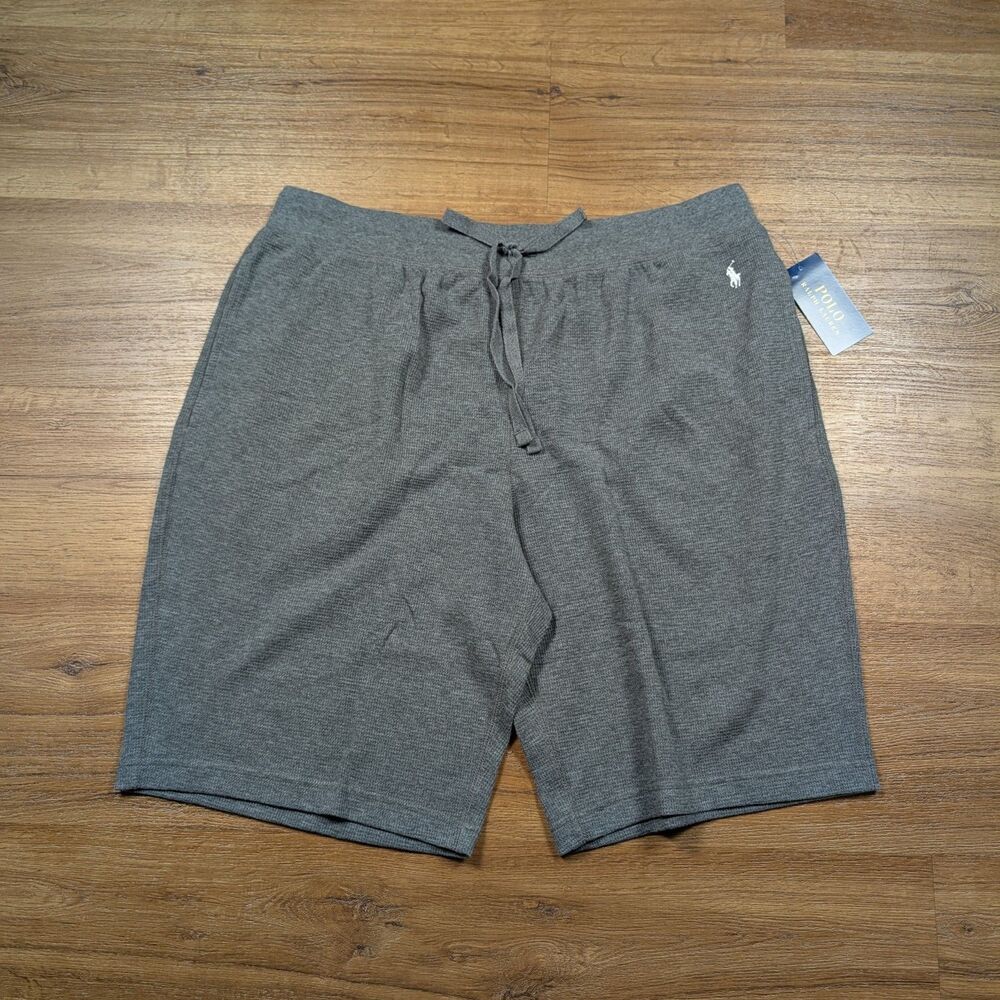 Polo Ralph Lauren Sleepwear Shorts Men XL Gray Drawstring Lounge Pajama NWT